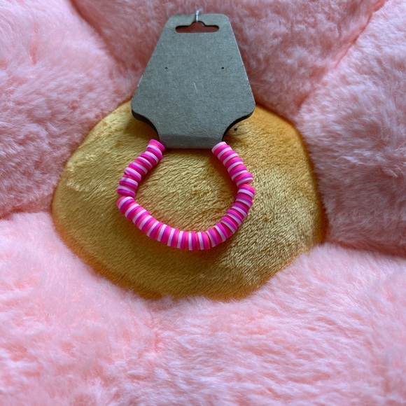 Pink Beaded basic bracelet - Picture 2 of 3